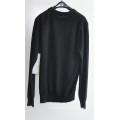 Rundhals Pure Farbe Strick Pullover Pullover für Männer